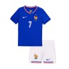 Original Trikotsatz Frankreich Griezmann 7 Heimtrikot EURO 2024 Für Kinder